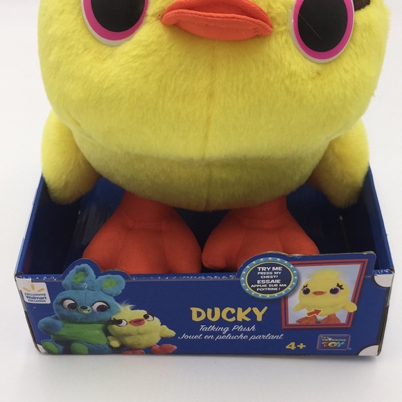 Disney Pixar Toy Story 4 Ducky Talking Soft Plush Stuffed Animal Duck - Picture 4 of 12